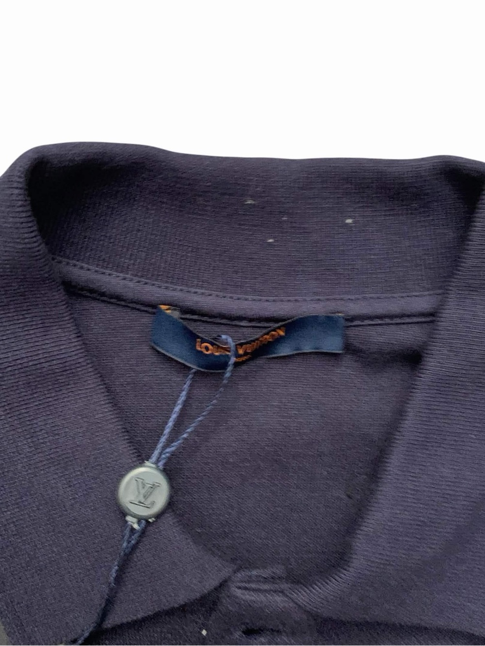 Louis Vuitton Navy Men’s Polo Shirt Size M - Picture 4 of 4